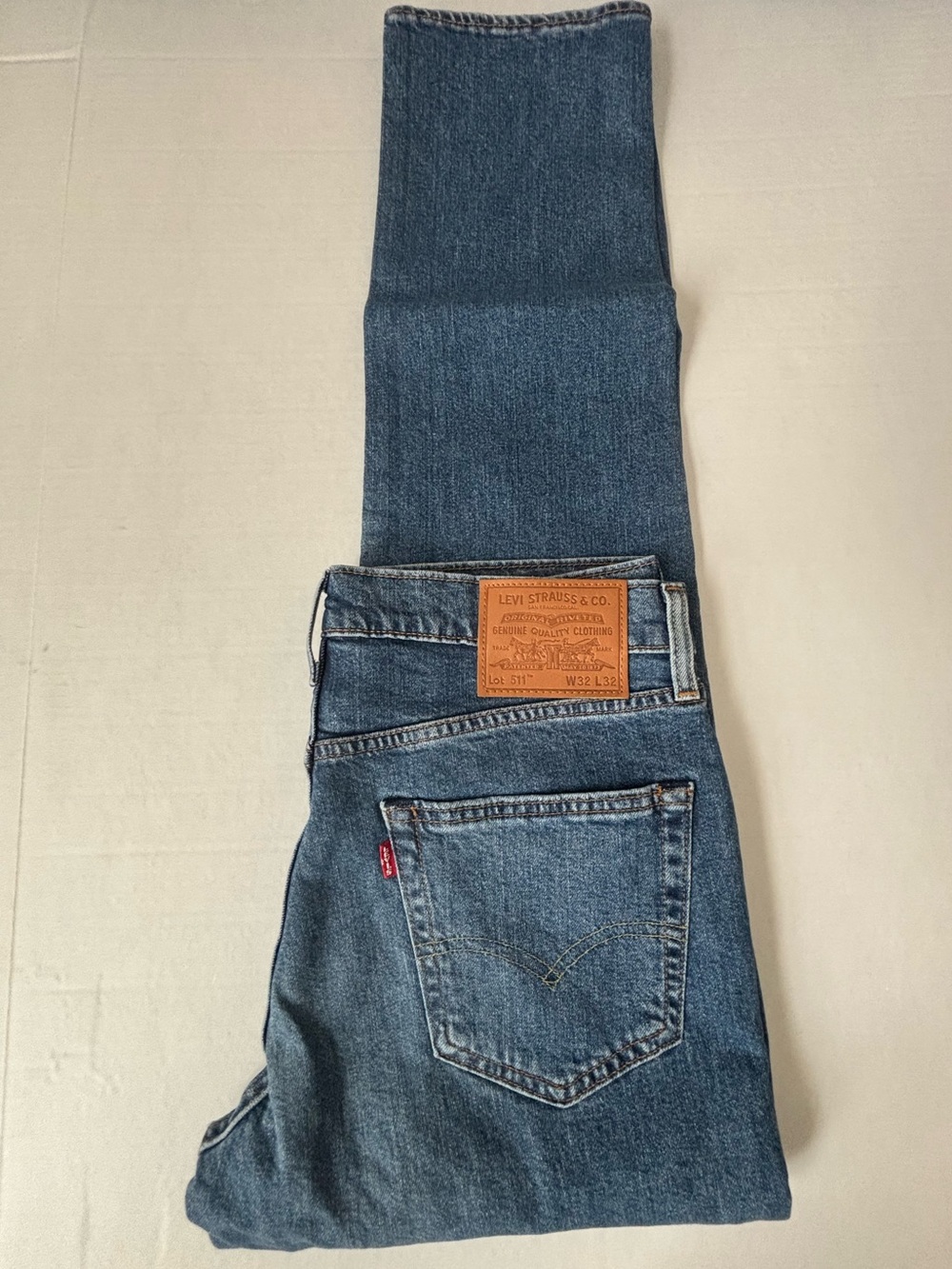 Levi’s 511 Slim Men’s Jeans 32x32 Distressed Blue NWOT